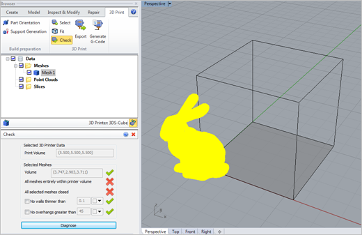 Check Mesh Results (Before)