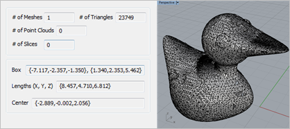 Mesh created and added to the RhinoCAM Browser