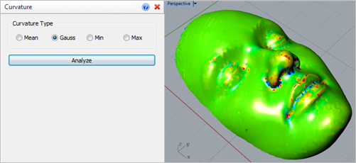 Gauss Curvature Analysis Results