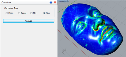 Max Curvature Analysis Results