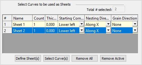 Remove Active for Sheets