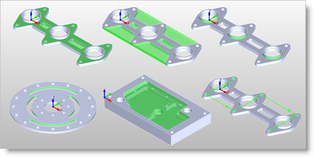 Some 2 Axis Feature Examples