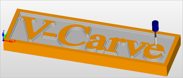 2½ Axis V-Carve Roughing