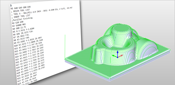 Reverse Post Machining, 3 Axis