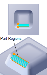 Between 2 Curves Machining, 3 Axis