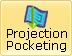 Projection Pocketing, 3 Axis