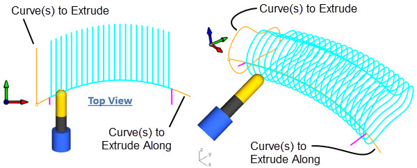 4 Axis Extrusion Operation