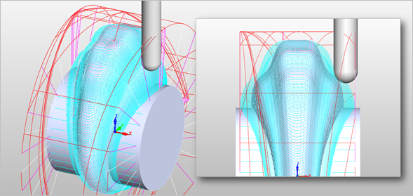 4 Axis R-Level (Radial) Finishing