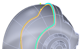 Before Cut Side, the toolpath violates adjacent parts surfaces.