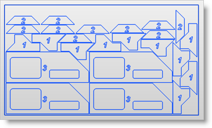 Geometry tagging with height of 1 inch (text is selectable)