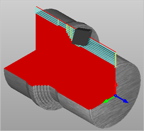 Simulating Cut Material Removal
