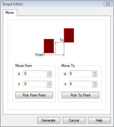 Dialog Box: Shape Editor