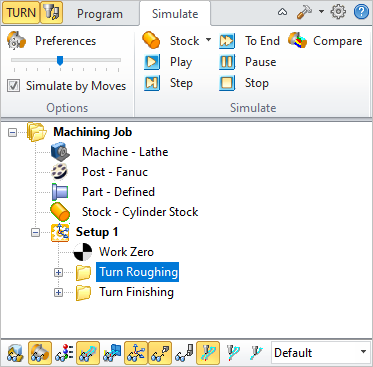 Step 2: Simulate machining operations