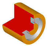 Face Groove Finishing Toolpath Example