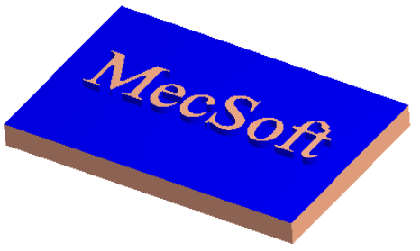 2½ Axis Facing Operation, Stock Simulation Example