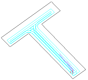2½ Axis V-Carve Roughing Operation