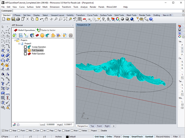 ART Browser, Operation Suppression