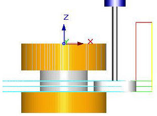 2½ Axis T-Slotting Operation Stock Simulation