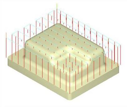 3 Axis Plunge Roughing Operation