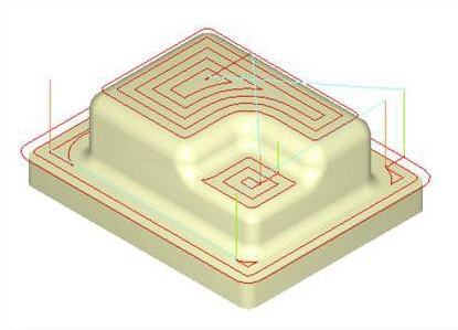 3 Axis Clear Flats Machining Operation