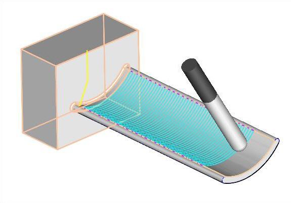 5 Axis Surface Normal Operation