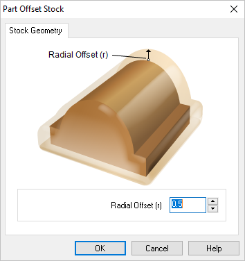 Dialog Box: Part Offset Stock