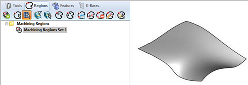 Click Select Surface Edge Areas and you will be prompted you to select surface edges for machining regions. - Premium Configuration shown