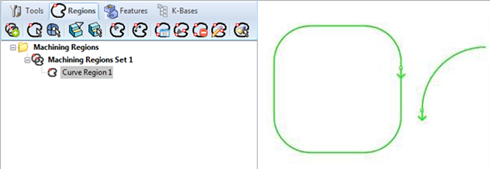 The curve directions are reversed and the direction arrow is reversed on the curves.&nbsp;