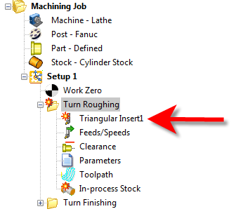 Drag & Drop Editing an Operation from the Machining Browser