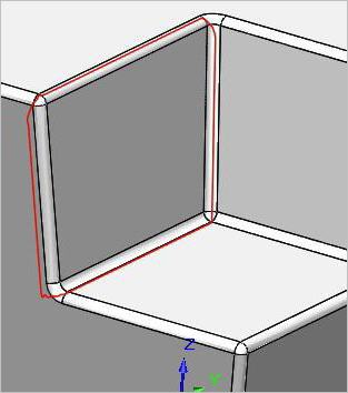 Check Surface Regions button will create the regions displayed in red