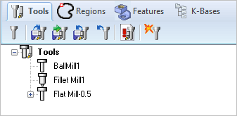 The loaded tool list will be seen under the tool button in the browser
