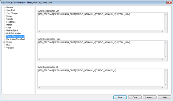 Post Processor generator