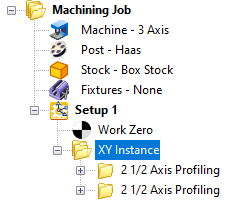 Creating/Editing operations under a XY Instance operation