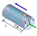 Cut Pattern = High to Low
