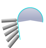 Tool Axis Transition = Tangential