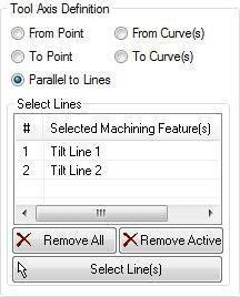 Tool Axis Definition, dialog
