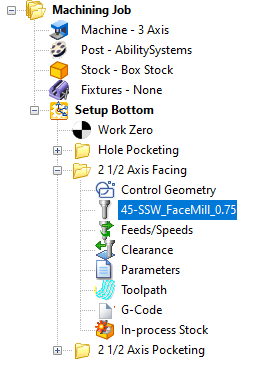 Right or Double Click one of an Operation's Icons to Edit its Properties