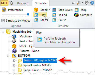 Simulate the Active Operation