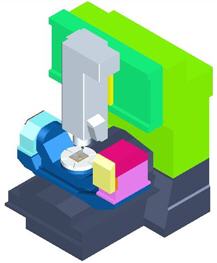 Example of Cut Material Simulation with Machine Tool