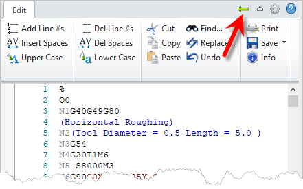 G-Code Browser: Tool Crib menu item