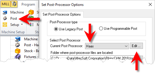 Launch the Post-Process Generator