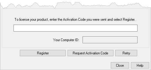 Request an Activation Code