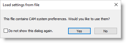 Load settings from file