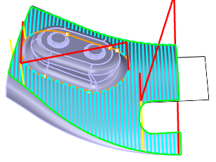 Both surfaces and curbes are added to the Control Geometry tab