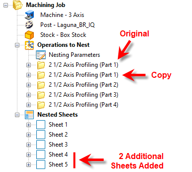 Pasted Operation & Additional Nested Sheets