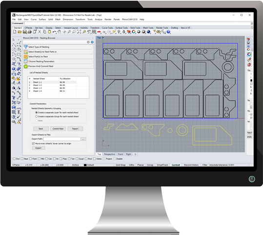 The RhinoCAM NEST Module
