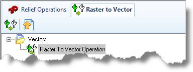 Raster to Vector tab