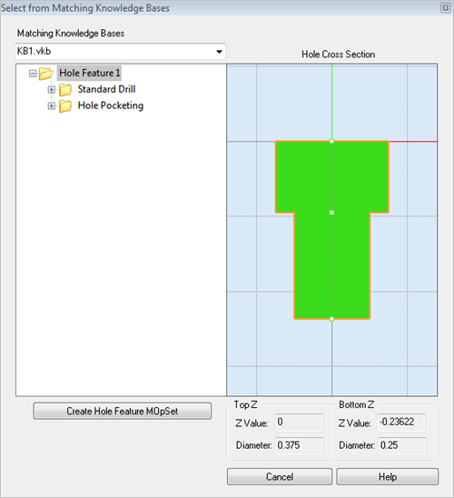 Dialog Box: Select from Matching Knowledge Bases