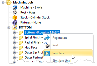 Simulate the Active Operation