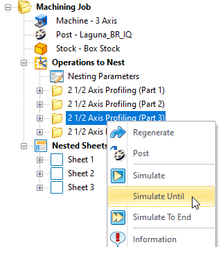 Simulate Until the Active Operation